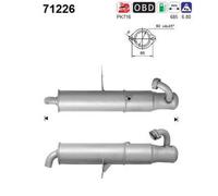 As 71226 Catalizzatore per Smart Fortwo 450 450 City 450 Crossblade 450