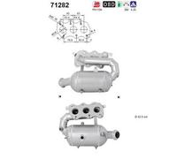 52 KW 71 CV CATALIZZATORE PER Smart Fortwo Coup 453 1.0