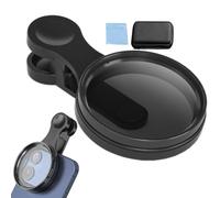 52 mm Mobile Phone Polarizing Filter, Clip- Circular Lens Polarizer, Multi-Coated Glass Filter Kit for Phone & Camera Lenses, Improve Image Quality, Reduce Reflections & Glare