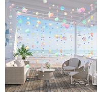 52 Piedi Ghirlanda Iridescente a Forma di Sirena Stelle Filanti a Sirena di Carta Appese Ghirlanda Olografiche Sotto il Mare Decorazione Appendere per Festa a Sirena Compleanno Baby Shower