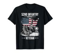 52° reggimento di fanteria veterano militare veterano angosciato Maglietta