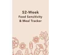 52-Week Food Sensitivity & Meal Tracker: Weekly Menu Planner and Symptom Log with Categorized Shopping List | Gut Health Journal for IBS, Low FODMAP, or Autoimmune Protocol Diets