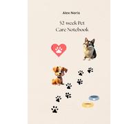 52-week Pet Care Notebook: Weekly Pet Tracker for Dogs, Cats, and All Furry Friends