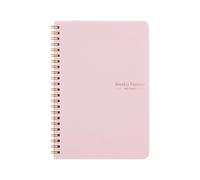 52 Week Planner 2025 Daily Full Page Self Discipline Punch Book One Calendar January December Archiviazione Artigianale (Rosa)