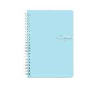52 Week Planner 2025 Daily Full Page Self Discipline Punch Book One Calendar January December Conservazione artigianale (blu)