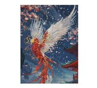 52 x 38 cm/1000 pezzi puzzle per adolescenti giapponese Phoenix puzzle per adulti gioco di ingegneria decorazione della casa difficile e stimolante 52 x 38 cm/1000 pezzi