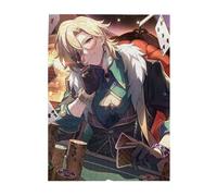 52 X 38 cm 500 Pcs Wooden Adult Jigsaw-Puzzles With Honkai Star Rail All Roles's Light Cones Paint