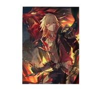 52 X 38 cm 500 Pcs Wooden Adult Jigsaw-Puzzles With Honkai Star Rail All Roles's Light Cones Paint