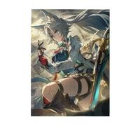 52 X 38 cm 500 Pcs Wooden Adult Jigsaw-Puzzles With Honkai Star Rail All Roles's Light Cones Paint