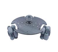 520 370 DC electronic starter Smart Car Chassis Omni Wheel 3WD Chassis Gear Encoder electronic starter Robot Smart Car Kit for Toy Parts NWPNLXEA(With Encoder,370 Motor)