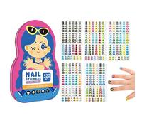 520 adesivi per unghie per ragazze, decorazioni autoadesive per unghie, simpatici motivi cartoni animati per ragazze, bambini, figlie e bambini