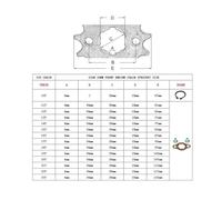 520# Catena 20mm 10T 11T 12T 13T 14T 15T 16T 17T 18T 19T 20T 21T 22T 23T Pignone Motore Anteriore for ATV Quad(22T)