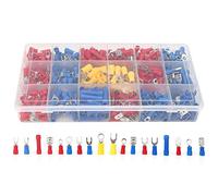 520 conectores de conexión rápida aislados con terminales prensados en frío, conectores de cables eléctricos, conectores de cables aislados, kit de terminales de engarzado