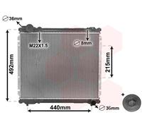 52002039 VAN WEZEL Radiatore, Raffreddamento motore per SUZUKI