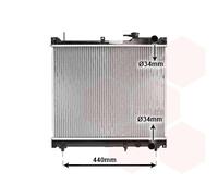 52002079 VAN WEZEL Radiatore, Raffreddamento motore per SUZUKI