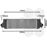 52004134 VAN WEZEL Intercooler per SUZUKI