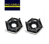 5223 - 2 GIUNTI GIUNTO ELASTICO RUOTA PIAGGIO APE CAR P2 P3 - TM 602 703 BENZINA