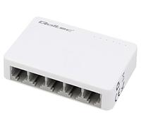 52247 Ethernet Switch DC presa, RJ45 femmina x5 Fast Ethernet QOLTEC