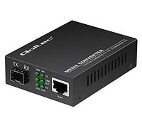 52295 RJ45-SFP Convertitore Presa DC, RJ45 Femmina, SFP x1 Nero QOLTEC