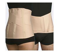 523 UOMO - Corsetto elastico lombosacrale - rinforzi paravertebrali - supporto lombare ad incrocio