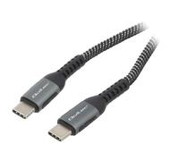 52358 Cavo USB 2.0 USB C-Spina, su entrambi i lati 1,5 m bianco e nero QOLTEC