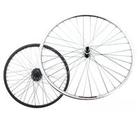 525008140 - RUOTA ANTERIORE BICI 26X3/8 ALLUMINIO/ALLUMINIO CON PERNO