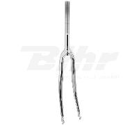 528-22,2 Forcella cromata bici da strada tubo lungo 240mm con Øinterno 22,2mm