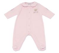 5280AA tutina ciniglia bimba GIRL COMME SI COMME CA pink chenille romper