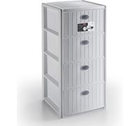 LINEA ELEGANCE CASSETTIERA 4 CASSETTI BIANCO