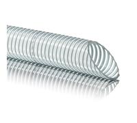 Tubo spiralato in PVC per uso alimentare 25MT - Diametro 80mm interno