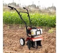 52CC Coltivatore agricolo Scarificatore Attrezzatura da giardino per coltivazione agricola a benzina Allentamento del terreno 4 lame 1700W per terreni agricoli