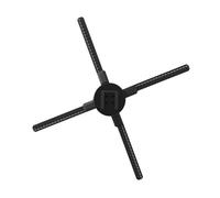 52CM 3D Hologram Fan 576Pcs LED Olografico Pubblicità Logo Lampada Display Wifi 3D Occhio Nudo Fan for Affari, Bar, Halloween Alta Definizione