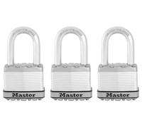 52mm Acciaio Resistente Lucchetti, 3 Confezione - M5EURTRILF