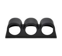 52mm Car Indicatore Dash Triplo Gauge Pod 3 Hole Supporto Cruscotto Pod Nero