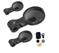 52mm Clip-on CPL Phone Camera Lens Filter Kit, Allalonga Polarizer Filter for iPhone, Circular Polarizer Polarizing Filters Compatible with Most Cell Phones (3PCS)