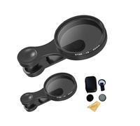 52mm Clip-on CPL Phone Camera Lens Filter Kit, Allalonga Polarizer Filter for iPhone, Circular Polarizer Polarizing Filters Compatible with Most Cell Phones (2PCS)