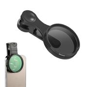 52mm Clip-On Cpl Phone Camera Lens Filter Kit, Circular Polarizer Polarizing Filter Compatible with Most Cell Phones, Allalonga Polarizer Filter for iPhone (1 Pcs)