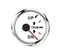 52mm Digital Marine Trim Gauge Universal Balance Signal Trim Meter Indicator Red Backlight with Ala