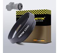52mm Paraluce per fotocamera da,compatibile con tutte le marche di lenti Ø52mm.Esempio Nikkor 32 mmf/1.2;NkkorVR 6.7-13mmf/3.5-5.6; AF-SDXNikkor40mmf/2.8G, EF100mmf/2.8; EF135mmf/2.8;