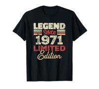 52nd Birthday 52 Year Old Since 1971 Limited Edition Maglietta