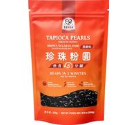52USA Boba Tapioca Perla Sapore Di Zucchero Nero Fresco Bubble Tea Perla, 250 g, Perla di Tapioca Nera per Bolle, Pronto in 5 minuti (1 pezzo)