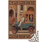 52x38cm/1000pcs Puzzle Impossibili Illustrazioni da manoscritti medievali Decorazione Per La Casa. Rilassamento E Intelligence Per Adulti