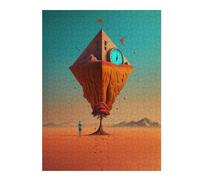 52x38cm/1000pcs Puzzle Per Adolescenti Time's Journey A Surreal Landscape Puzzle Giocattolo Decorazione Da Parete Difficile Difficile Unico Regalo Di Compleanno E Natale 52x38cm/1000pcs