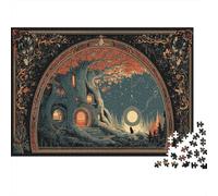 52x38cm/1000pcsCase all'interno del tronco cavo di un albero di baobab Jigsaw, Puzzle Fai Da Te Per Adulti E Folla Dai 14 Anni in Su