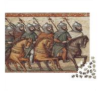 52x38cm/1000pcsManoscritti medievali: l'esercito arabo Jigsaw, Puzzle Fai Da Te Per Adulti E Folla Dai 14 Anni in Su