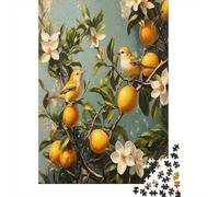52x38cm/1000pcsUccelli nel frutteto Jigsaw,Stile pittorico di giardini li Puzzle Fai Da Te Per Adulti E Folla Dai 14 Anni in Su