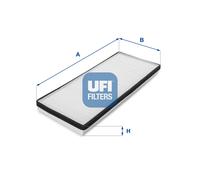 53.013.00 UFI Filtro, Aria abitacolo per ,AUDI,VW