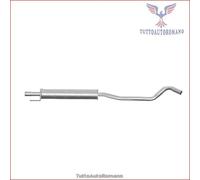 53.02.06 Silenziatore centrale Imasaf per OPEL CORSA C TIGRA