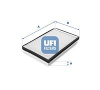 53.033.00 UFI Filtro, Aria abitacolo per FIAT