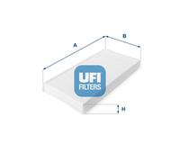 53.034.00 Filtro, Aria abitacolo Ufi
